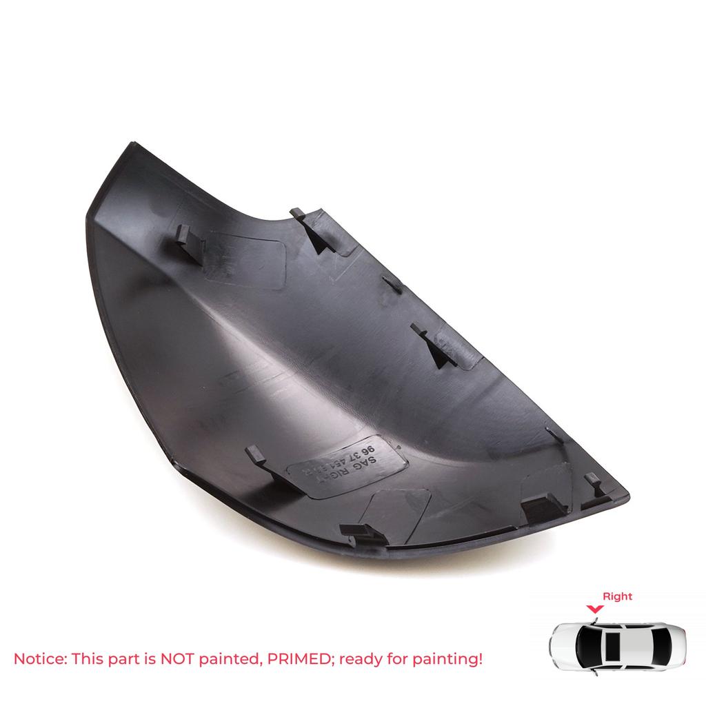 BSP1106-2 Side Wing Mirror Scull Cap Cover Right 963740063R for Renault Fluence Megane MK3 5-Door