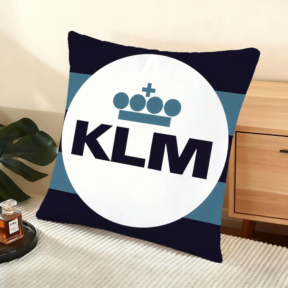 Ким Р-Королевские Нидерландские Авиалинии Наволочка Мягкая Коротковорсовая Наволочка для Подушки Гладкая Уютная Текстура Эстетичный Чехол для Подушки Декор для Дома
