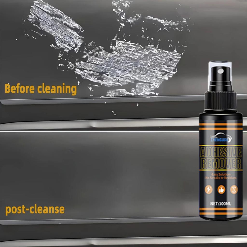 Multi-Purpose Adhesive Remover, Suitable for Glass, Tiles, Metal, and Plastic, Does Not Damage Surfaces, Quickly Removes Labels, Stickers