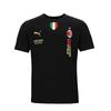 AC Milan Champion Series Serie A 19th Champion Letter Logo Crew Neck Short Sleeve T-Shirt Men Tops Black 773507-02