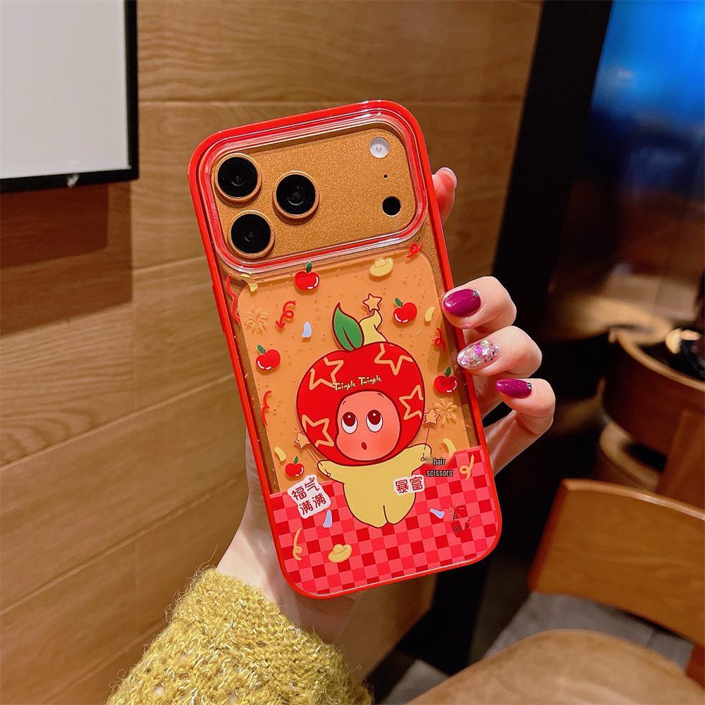 Чехол Red Star Cartoon для iPhone 14/13 - Противоударный для Apple PROMAX