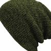 Women Men's Casual Beanies Warm Stripes Knitted Femme Autumn Winter Unisex Caps