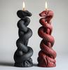Snake-Shaped Aromatherapy Candle Silicone Mold DIY Diffuse Plaster Halloween Gift Silicone Mould Holiday Gift