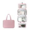 Urban Minimalist Polyester Travel Toiletry Organizer With Multicolor Compartments For Daily Use