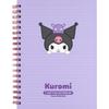 Sanrio Блокнот Kuromi heart, 5 секций, фиолетовый, 1 штука