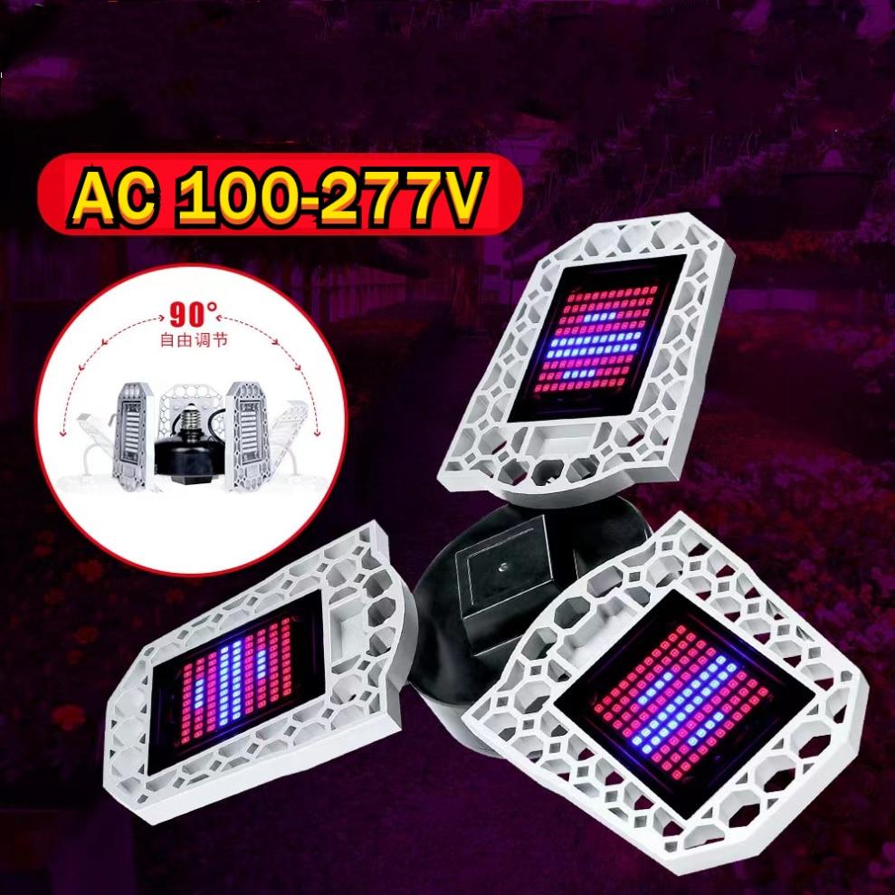 Фитолампа 300 Вт, светодиодная лампа для семян растений, 110 В/220 В, лампа для выращивания растений E27, полный спектр, гидропоника, светодиодная панель Lampara, лампа для выращивания в палатке Bombilla