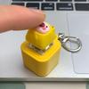 Пищалка Брелок Перезаряжаемый Свинья Хрюкающая Игрушка-антистресс Клавиатура Кликер Веселье Со Светом Сниматель Стресса Держатель для Ключей Вечеринка
