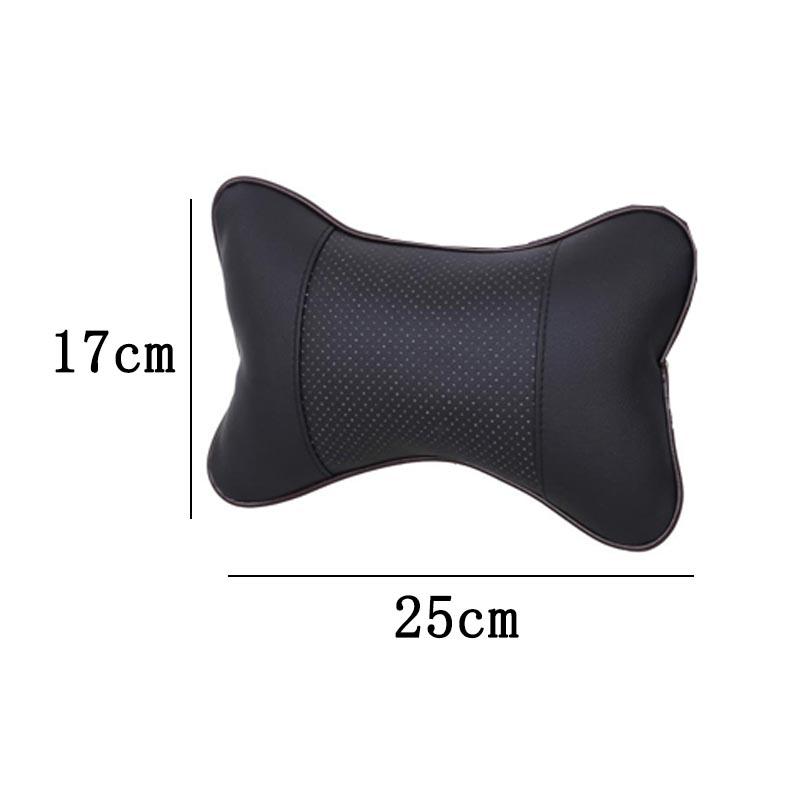 Универсальные автомобильные подушки для шеи из искусственной кожи, дышащая сетка, автомобильная подушка для шеи, подушка для подголовника, аксессуары для салона автомобиля