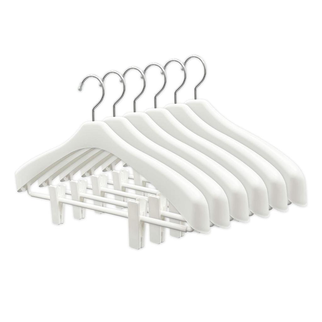 suit hanger Hanger Storage Education Recommendation Suit Hanger with Clips 42 With Pinch Jacket Hanger Coat Hanger Outerwear Hanger Skirt Hanger Clip