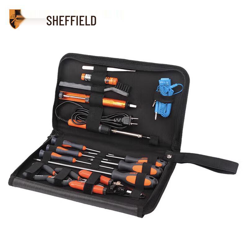 SHEFFIELD S033004 15-предметный набор для ремонта компьютера