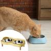 Приподнятые миски для кошек Набор приподнятых мисок для еды и воды с 2 мисками из нержавеющей стали для питомцев