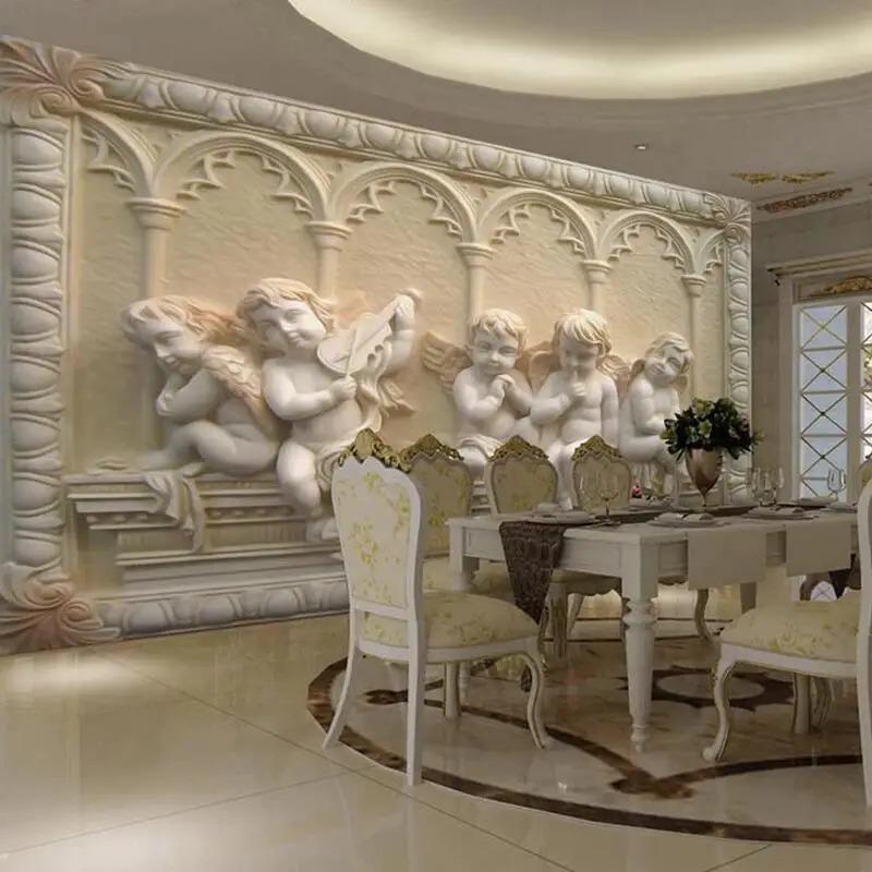 3d Mural Modern Relief Character Wallpaper Living Room Children's Bedroom Home Decoration Wallpaper