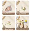 Wall Mounted Flower Hooks Kitchen Bathroom Self-adhesive Hanging Holder Towels Shower Balls Brush Storage Rack