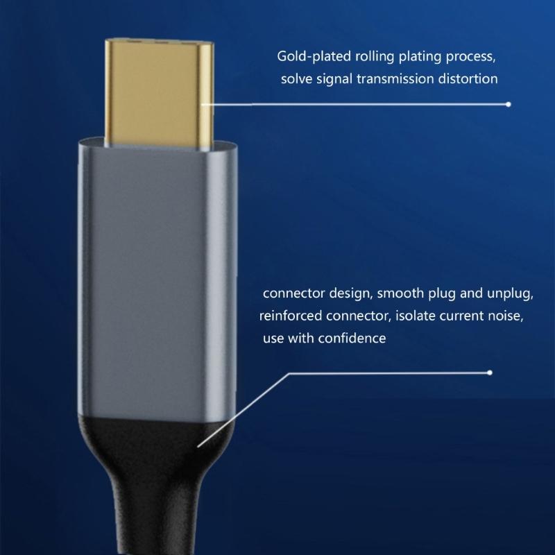 USB C - 2 RCA Аудиокабель 1,5 м в оплетке для цифровых и аналоговых устройств