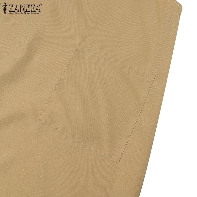 ZANZEA Женское повседневное платье с квадратным воротником и без рукавов на бретелях, длинное платье