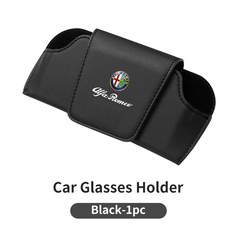 Car Stickers For Alfa Romeo Car Sun Visor Sunglasses Box Storage Case Protective Cover For Alfa Romeo 159 Giulietta 156 147 Giul