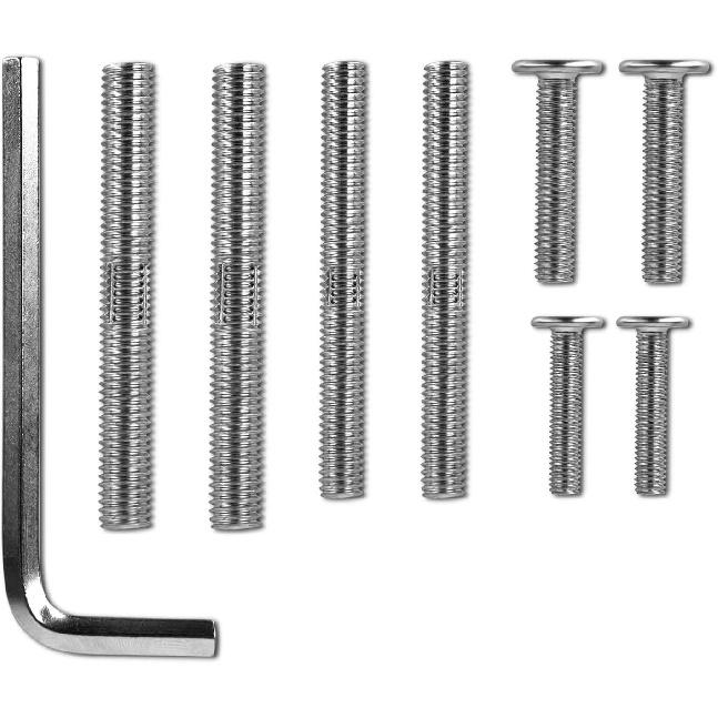 Cat Scratching Post Replacement M10 and M8 Screws with Allen Wrench 4PCS Threaded Bolt and 4PCS Screws