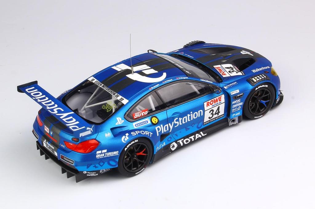 Racing Series BMW M6 GT3 2016 Nurburgring 24 Hour Race PS Plastic Model PN24027 Platz/NuNu 1/24 (Car)