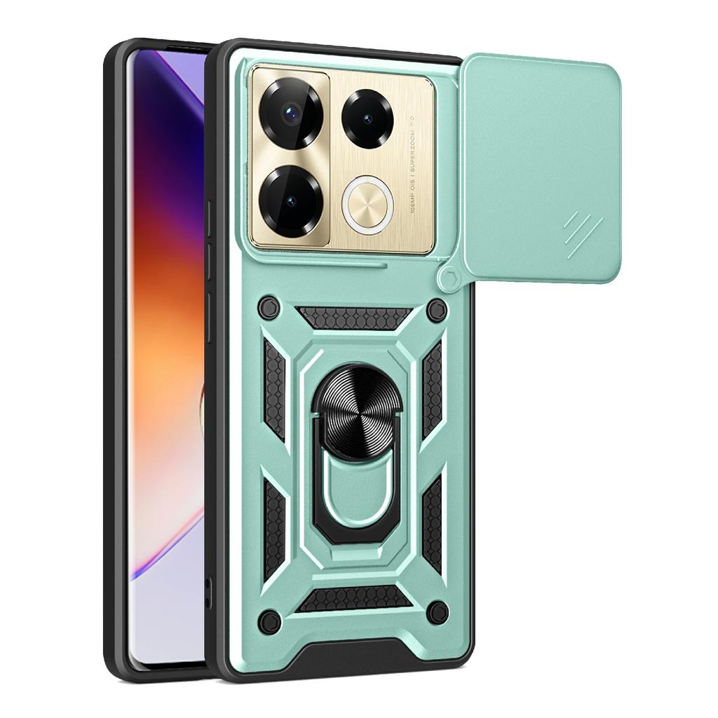 For Infinix Note 40 Pro 4G/Note 40 Pro 5G/Note 40 Pro+ Cell Phone Case Slide Lens Guard PC+TPU Back Cover