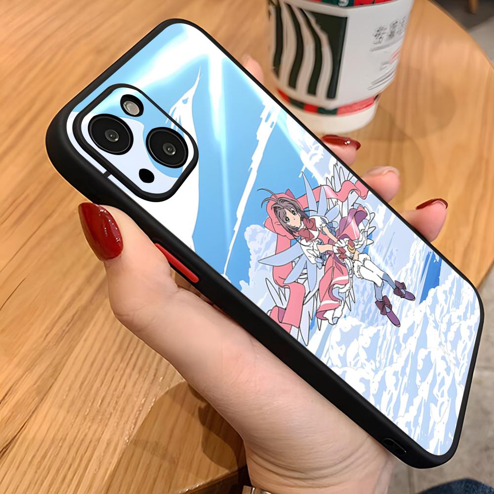 Чехол для телефона Cardcaptor Sakura для iPhone 17 16 15 Pro Max 14 Pro 1613 11 12 Mini Xs Xr Plus Se Матовая задняя крышка