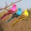 Artificial Simulation Feather Birds Models Fake Foam Animal Wedding Home Garden Figurine Ornament Miniature Decoration