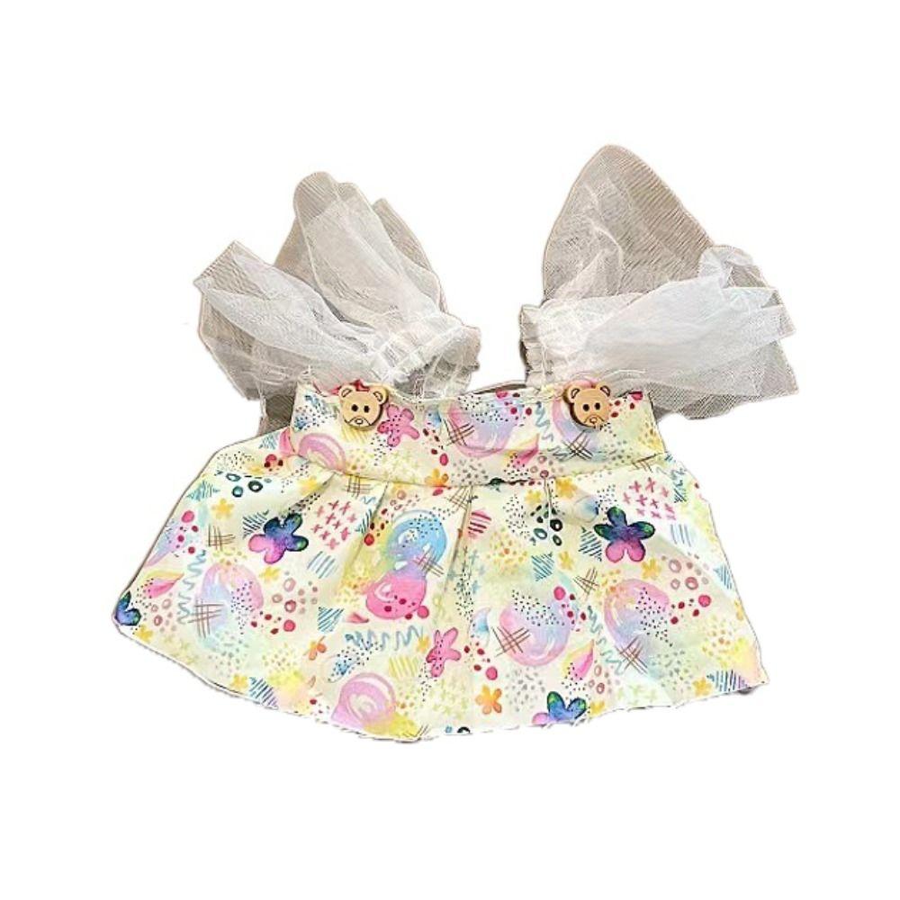 DIY Одежда Звезда Кукла Платье Платье Без Атрибутов Куклы Юбки 20см Идол Хлопковая Кукла