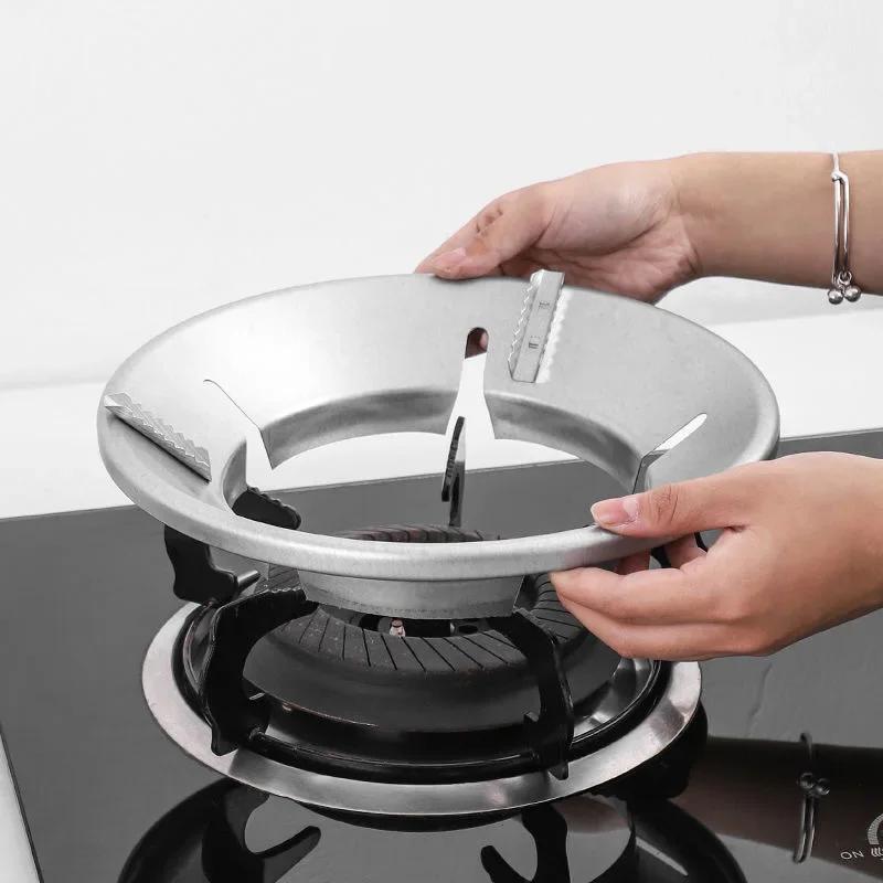 Противопожарное ветровое стекло, защитное газовое покрытие, ветрозащитное кольцо, противоскользящий кронштейн, утолщенная газовая плита, энергосберегающее кольцо