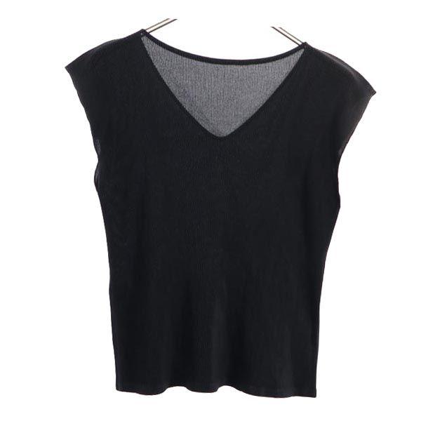 PLEATS PLEASE ISSEY MIYAKE сделано в Японии Без рукавов Крой 3 Черная серия Женский Б/У