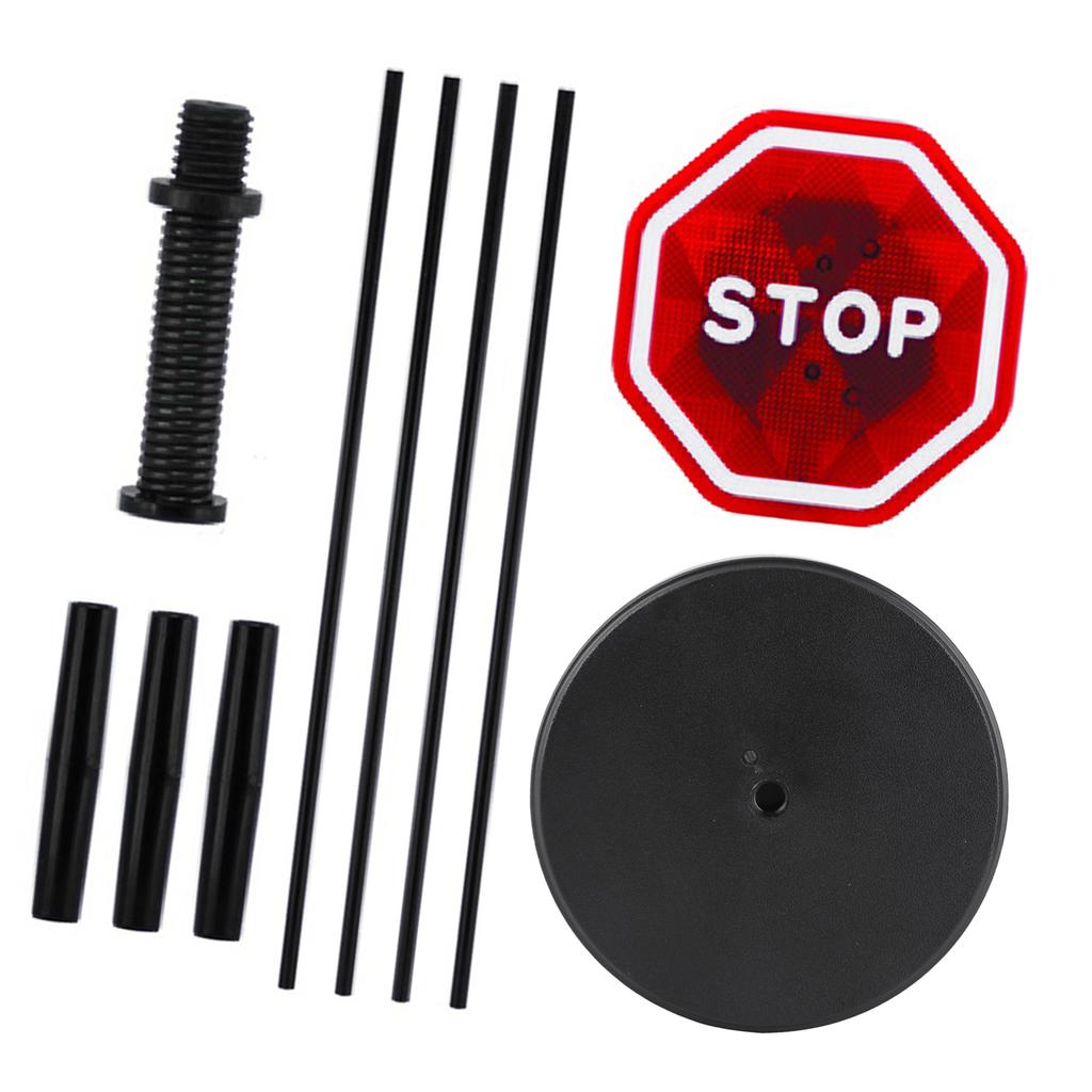 Светодиодный мигающий знак «Стоп» для парковки в гараже. Знак «Стоп» с яркими красными светодиодами и регулируемой стойкой. Максимизируйте безопасность и стресс.