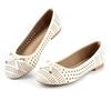 Женские туфли-балетки удобные с бантом и кружевом дышащие балетки для женщин-35044