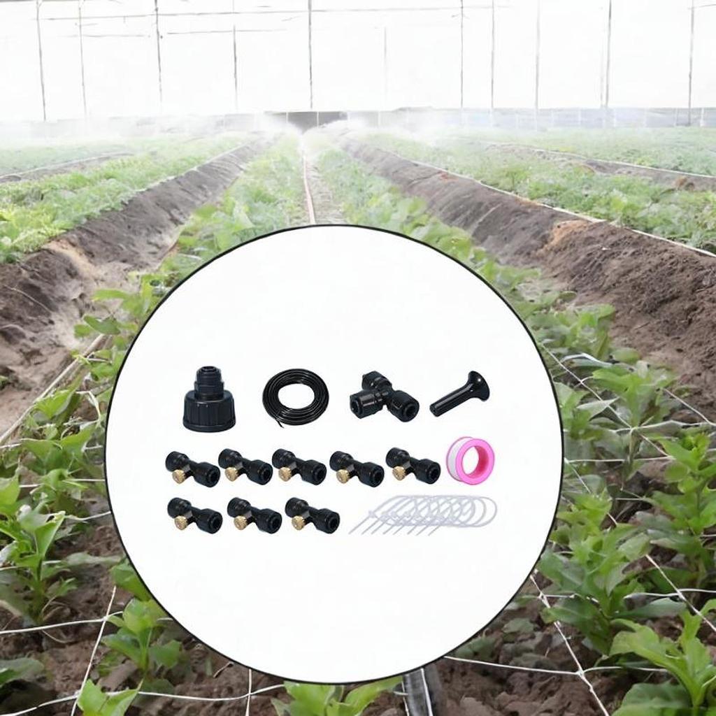 Набор адаптеров для самостоятельного распыления воды Misters for Outside DIY, комплект для распыления воды, батут для теплицы
