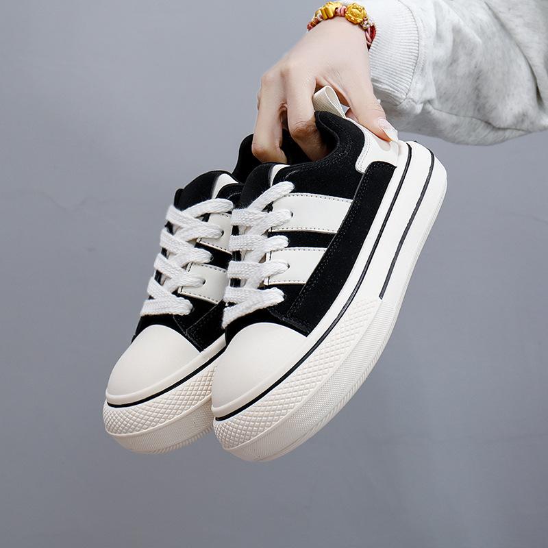 White Shoes for Women New Spring Students Korean Style Versatile Casual Ins Trendy Platform Fashion Sneakers Br1102