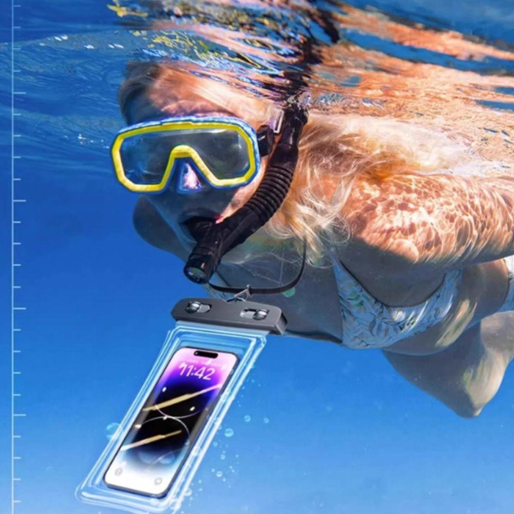 Air Bag Waterproof Phone Case Universal Phone Protector Pouch Mobile Phone Bag Underwater