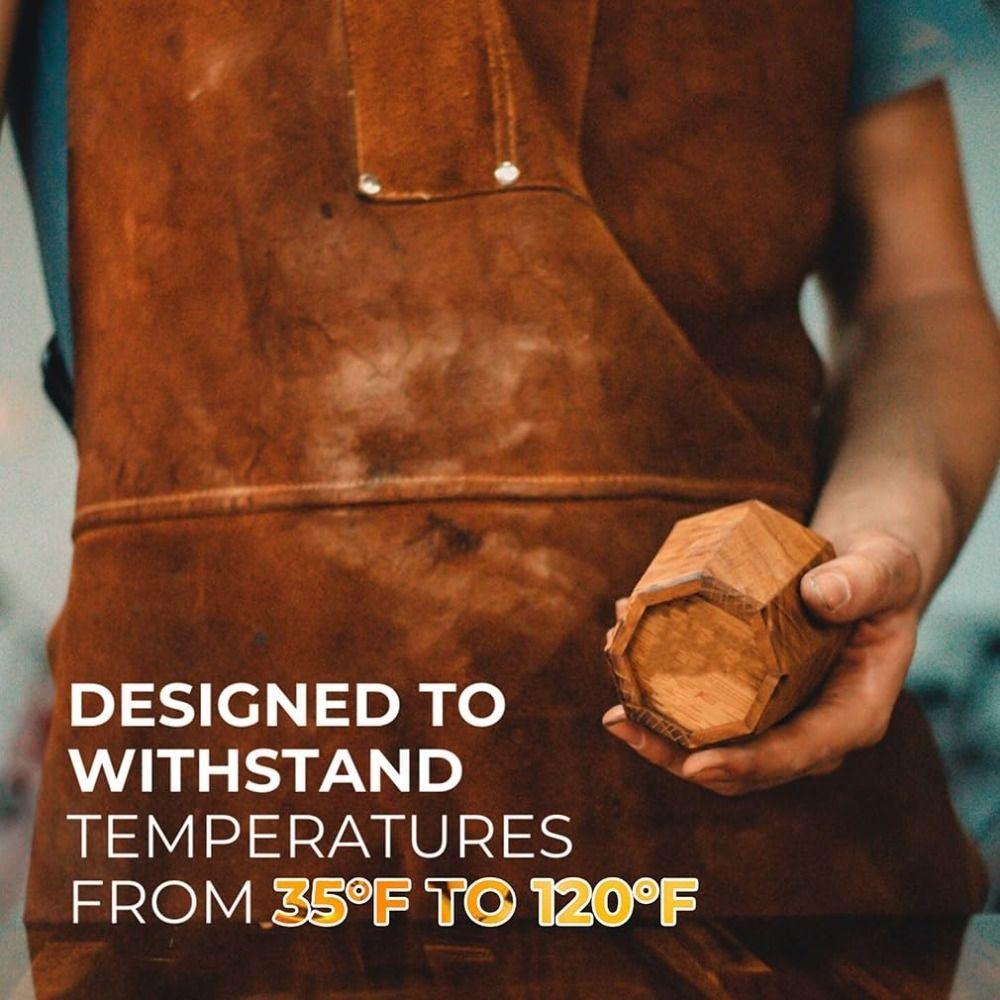 Ручная работа Обожженная чашка для виски Форма бочки Деревянный бокал для виски Уникальный старомодный обожженный сосуд для питья