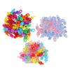 100Pcs Acrylic Pacifier Birthday Party Decoration Baby Baptism Soothing Mini Color Toys