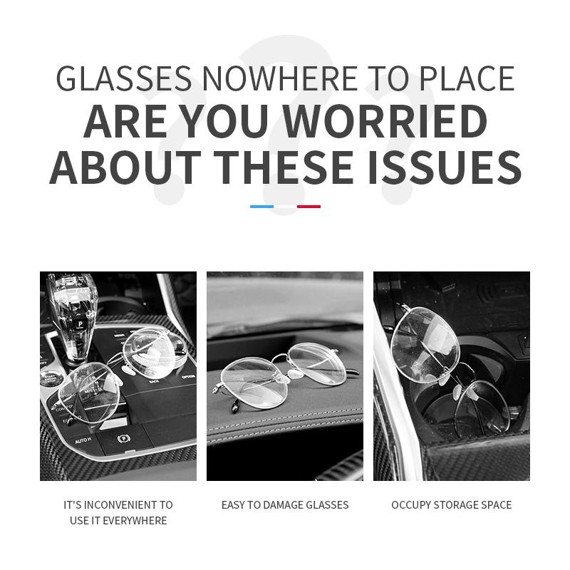 Compact Car Sunglasses Clip Sun Visor Glasses Interior Auto Eyeglasses Storage Holder Universal Sun Shade Plate Sunglasses Clamp