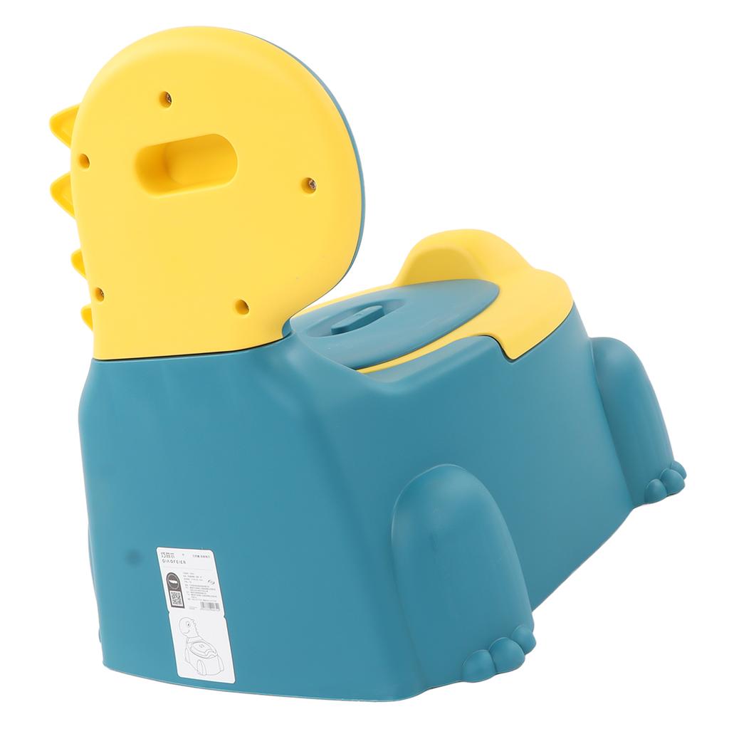 Baby Potty Thickening Ergonomic Modern Cartoon Dinosaur Training Potty Toilet with Rubber Base for