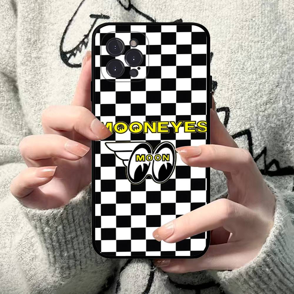 Чехол для телефона с принтом Mooneyes для iPhone 17 16 15 Plus X 14 11 12 13 Mini Pro Max