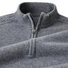 FAPAI Men's Merino Wool & Cashmere Half-Zip Sweater
