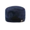 Autumn Winter Men's Hat Velvet Thick Ear Protection Wool Flat Hat Middle-Aged Elderly Hat Outdoor Warm Cotton Hat