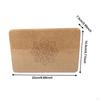 Cork Yoga Block Exercise Assistive Equipment Wooden Accessory for Fitness Home Gym