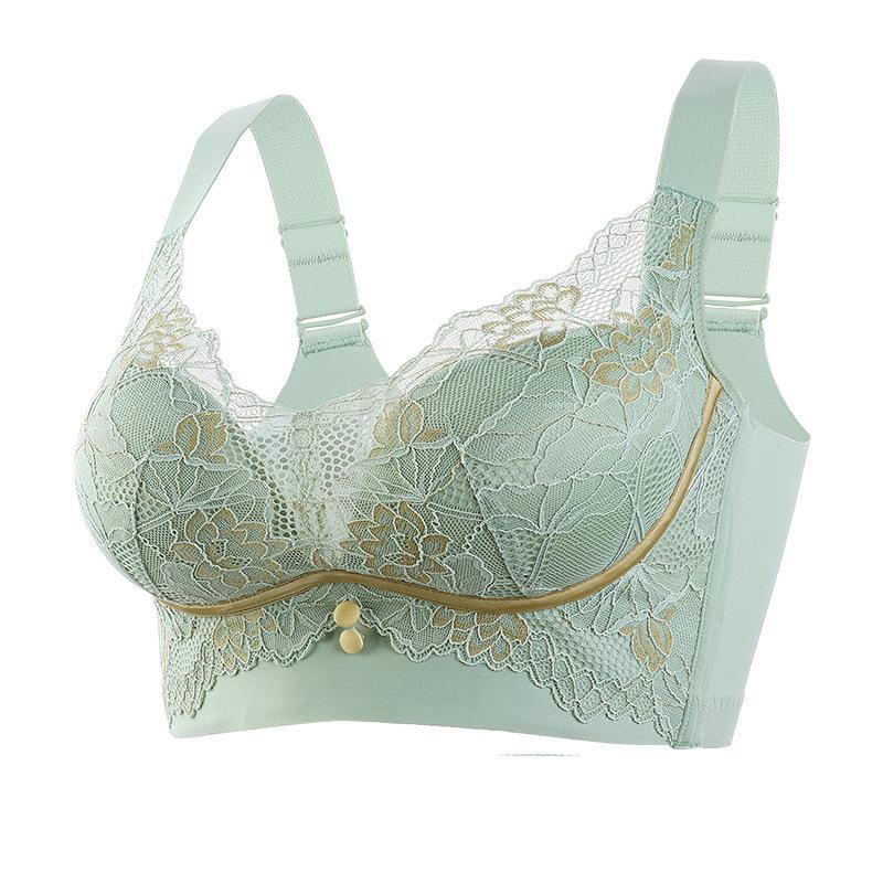 Регулируемые бюстгальтеры для нижнего белья без стального кольца, собранные для сбора боковой груди, антипровисающий бюстгальтер