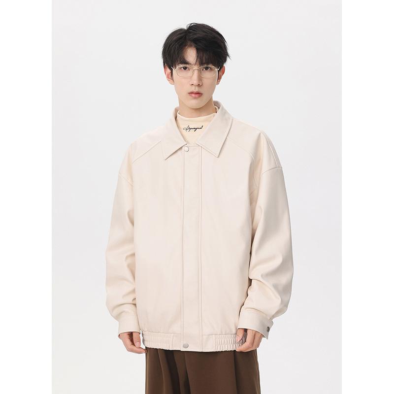 Куртка из искусственной кожи мужская осенне-зимняя, американский новый стиль, свободная, модная, красивая, повседневная, молодежная куртка