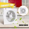 4-8 Inches Wall Extractor Exhaust Fan Bathroom Window Waterproof Mute Ventilation For Kitchen Toilet Ventilation Fans 20W
