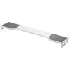 Extendable Kitchen Rack for Stove Back, Extendable Stove Back Rack, White, Size: Approx. W64-80 X D16 X H5cm, Plate 3916