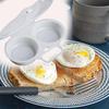 Food Grades Plastic Microwave Cooking Eggs Steamer Convenient Kitchen Cooking Mold Egg Poacher Kitchen Gadgets Fried Egg Tool