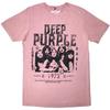 Deep Purple Unisex Adult 1972 Concert Stone Wash T-Shirt