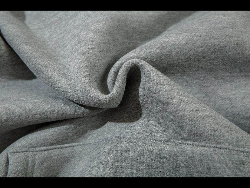 Толстовка с капюшоном American Autumn/Winter Stone Badge - Plus Velvet Hooded Sweater для пар