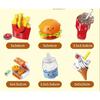 12 шт., гамбургер, картофель фри, сладкий блок, набор «сделай сам», набор для быстрого питания, развивающая рождественская игрушка для детей, слепая коробка