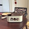 Rectangular Tissue Holder Plastic Paper Box Creative Tissue Storage Box  Living Room